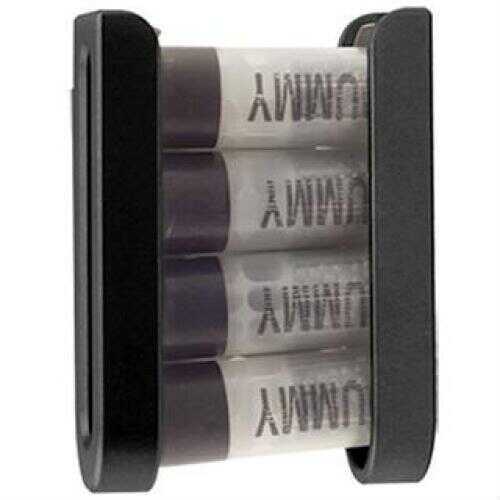 Uncle Mikes Comp Shell Caddy 1X4 Matte Black 2 3/8" 12Ga